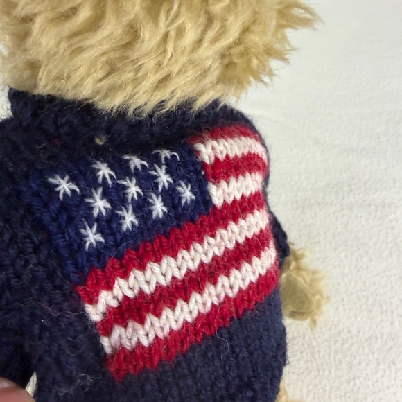 Ty Attic Treasures Bear “Grant” Plush 1999 Vintage Teddy Stuffed Animal Sweater - Picture 3 of 9